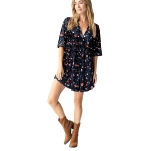 Natural Life Stella Velvet Mini Dress